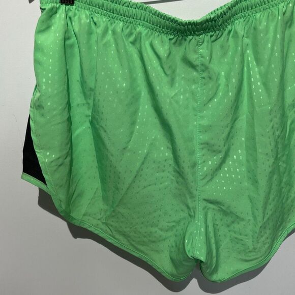 Nike Women's Green Dri-Fit Polka Dot Drawstring Athletic Shorts Size Large NWT - Picture 5 of 10